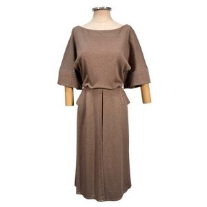 Vintage Werle 1950s Short Sleeve Midi Dress Size 6
